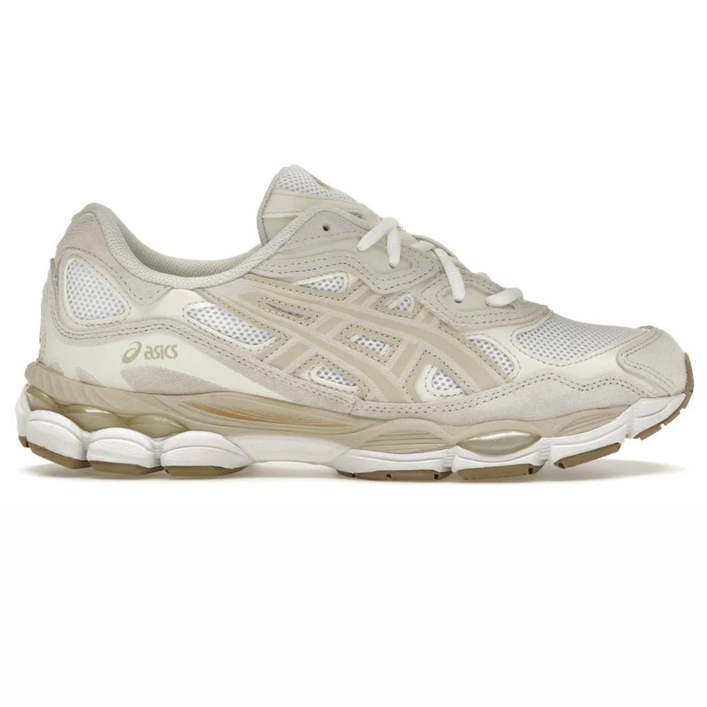 Asics GEL NYC Beige Sneakers with Two Laces