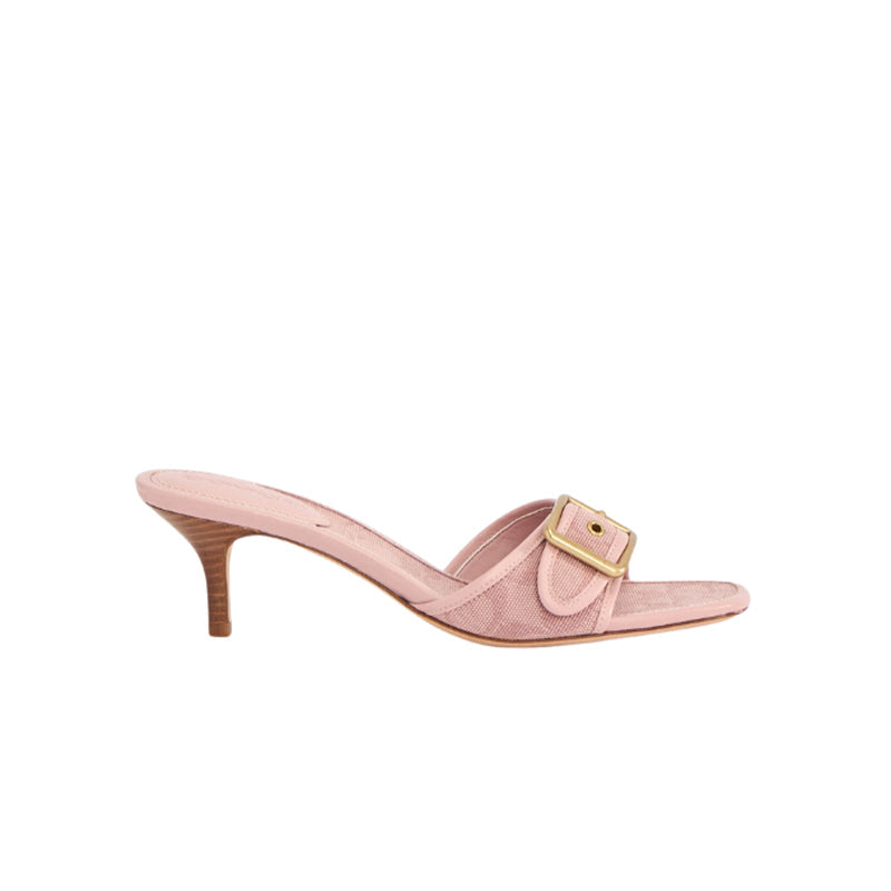 Margot Sandal in Signature Canvas Pink