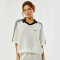 CROCHETED POLO SWEATER