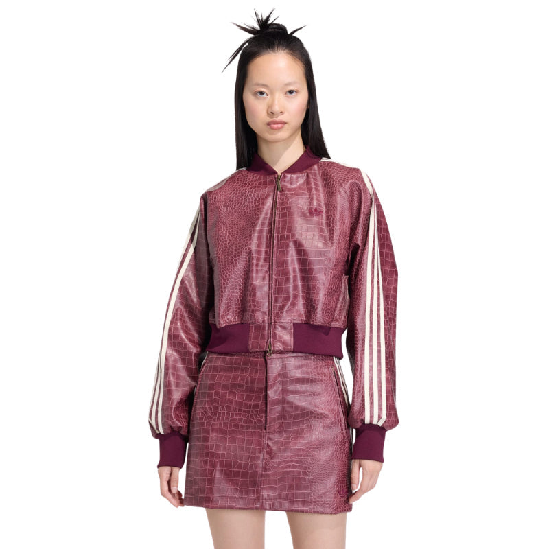 Pleather Set Maroon