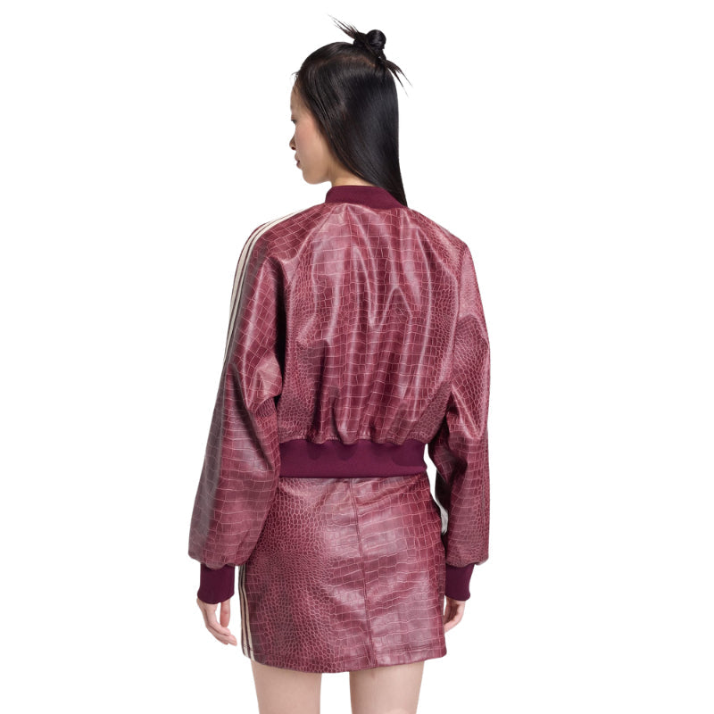 Pleather Set Maroon