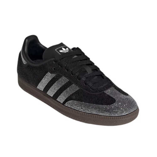 Adidas Samba OG Rhinestone Black Silver Women's