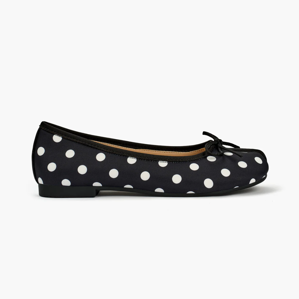 Women Retro Polka Dots Split Toe Tabi