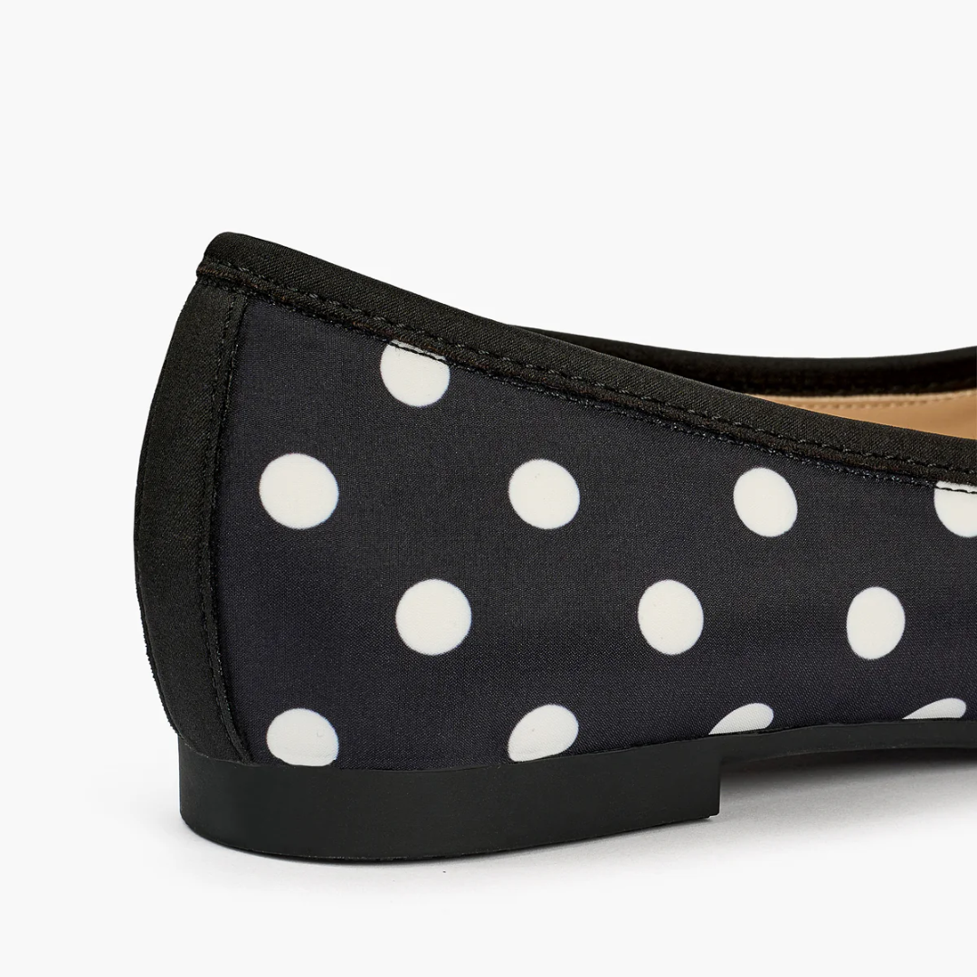 Women Retro Polka Dots Split Toe Tabi