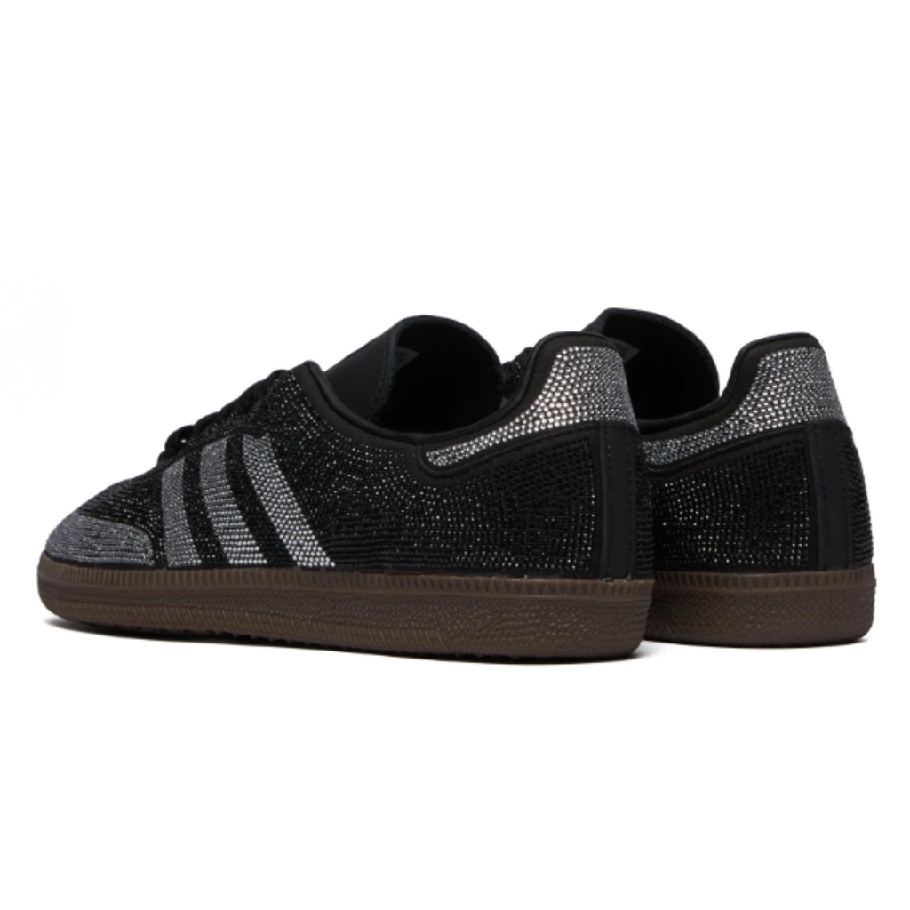 Adidas Samba OG Rhinestone Black Silver Women's