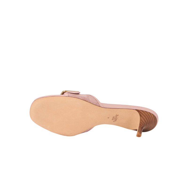 Margot Sandal in Signature Canvas Pink
