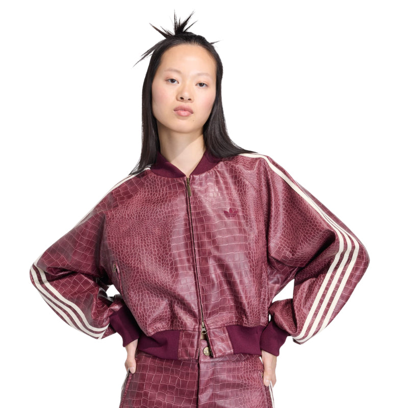 Pleather Set Maroon