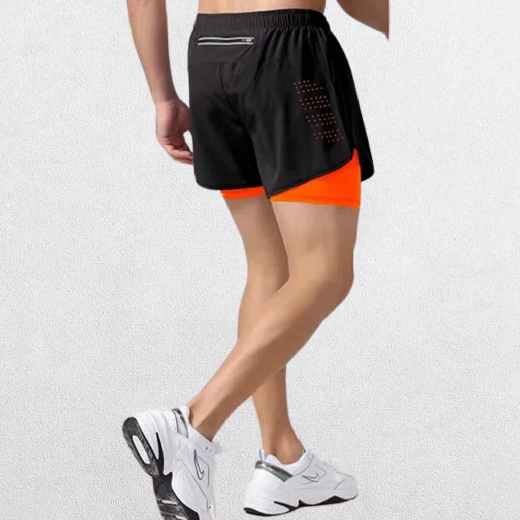 GPW High-Performance Men’s Running Shorts | Built-in Compression & Pocket