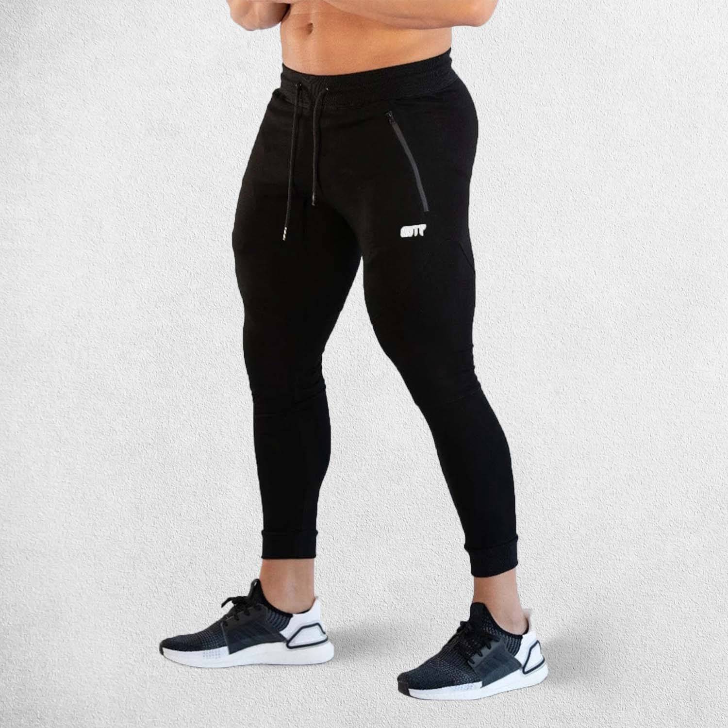 Breathable Men’s Training Joggers with Adjustable Drawstring and Storage Pockets