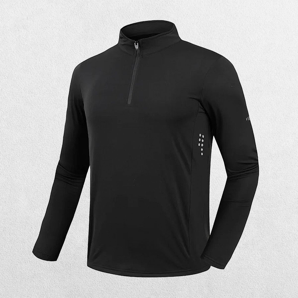 GPW Men's Half Zipper Stand Collar Sports Shirt