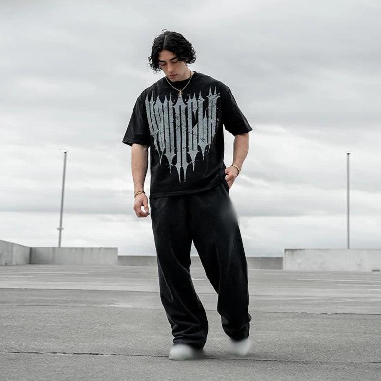 GPW Oversized Cotton T-Shirt for Men - Summer Gym & Fitness Training Tee