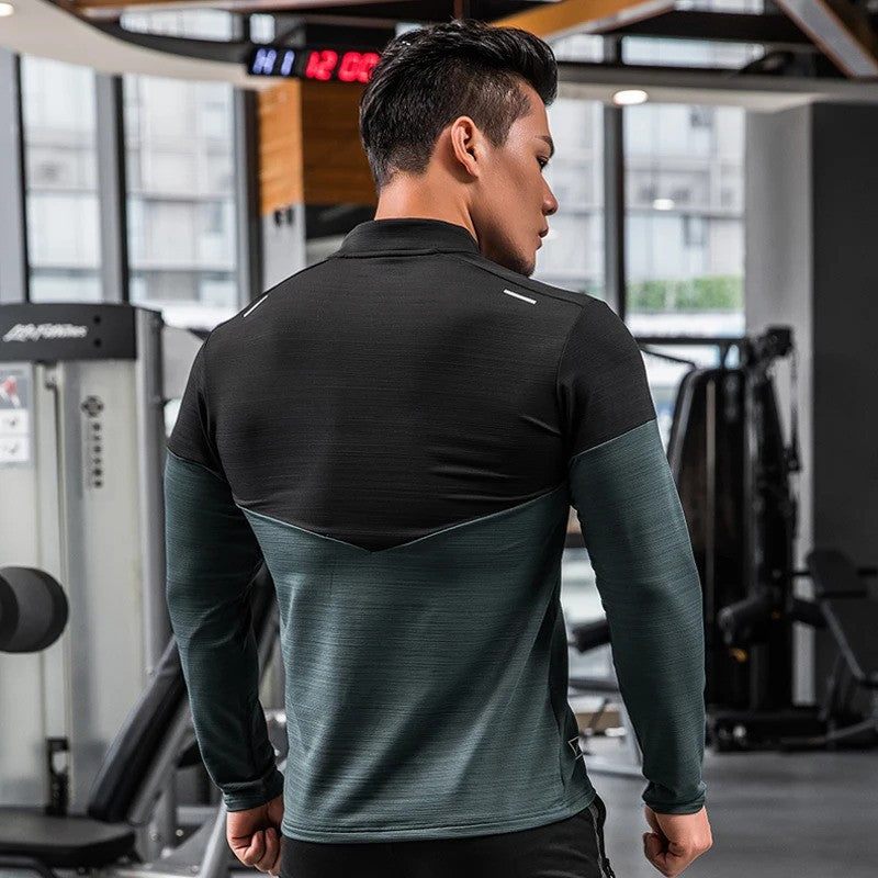 GPW Men's Compression Shirt - Long Sleeve Rashguard for Fitness