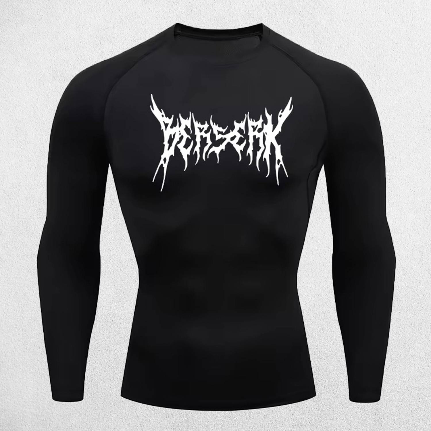 Quick Dry Rash Guard Berserk Printed Men’s Athletic Compression T-Shirt