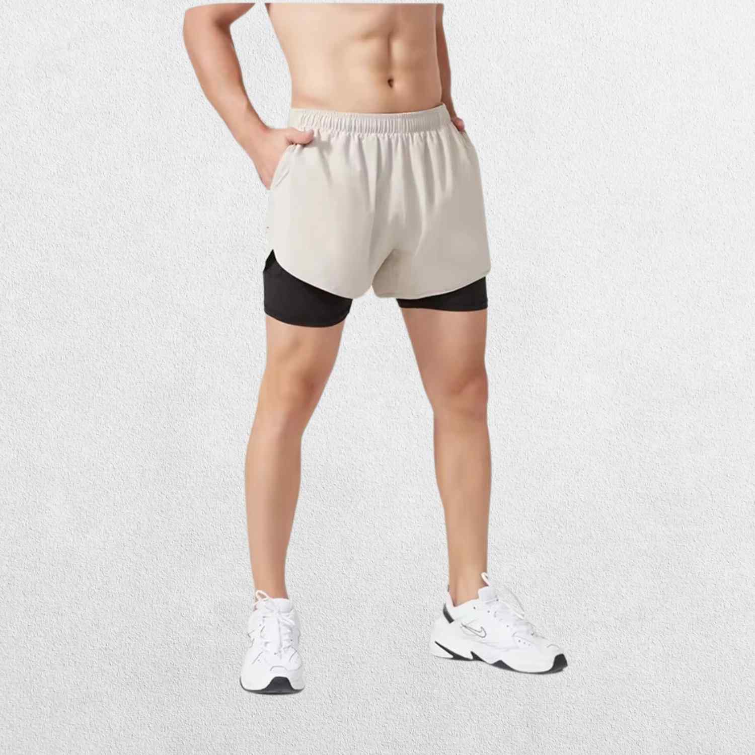 GPW High-Performance Men’s Running Shorts | Built-in Compression & Pocket