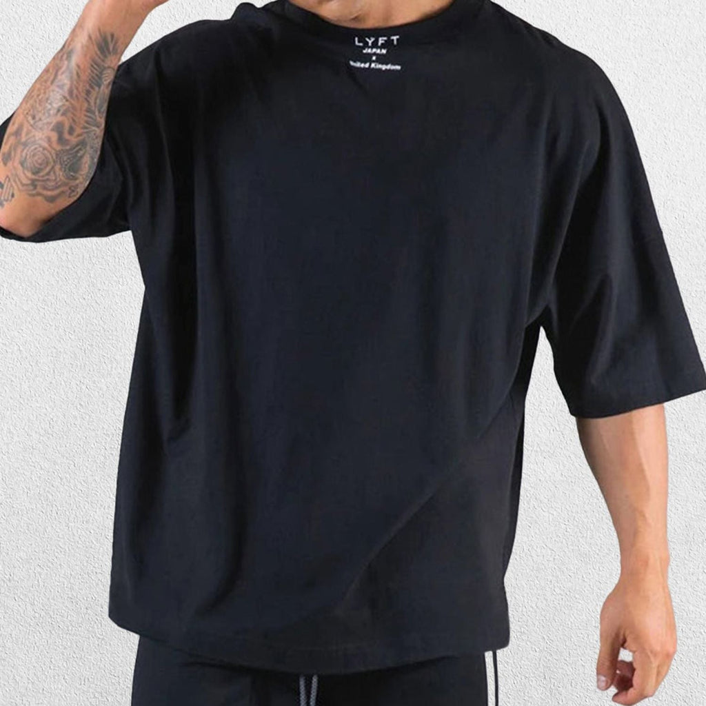 GPW Loose-Fit Short Sleeve Cotton Gym Shirt – Breathable Workout Tee