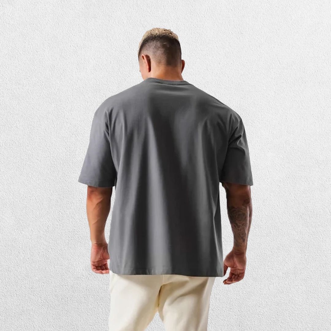 GPW Loose-Fit Short Sleeve Cotton Gym Shirt – Breathable Workout Tee