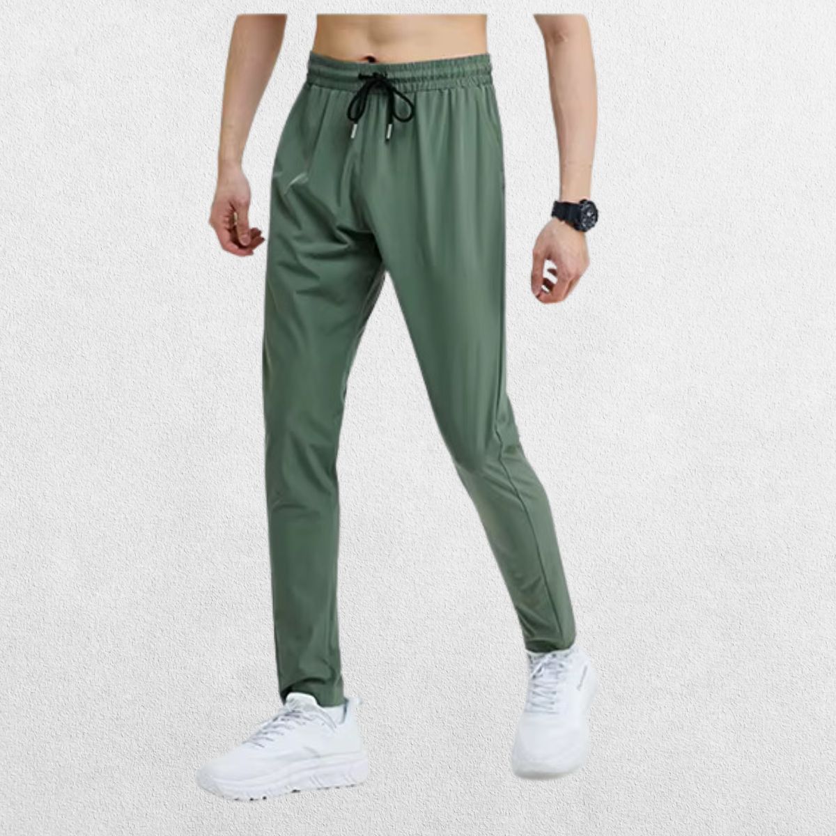 GPW Men's Slim Fit Pencil Pants - Athletic Joggers for Running & Workouts