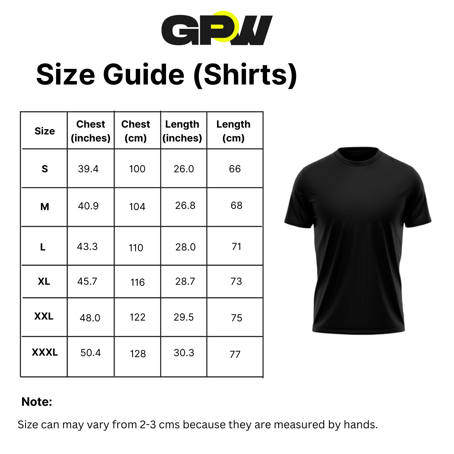 GPW Loose-Fit Short Sleeve Cotton Gym Shirt – Breathable Workout Tee