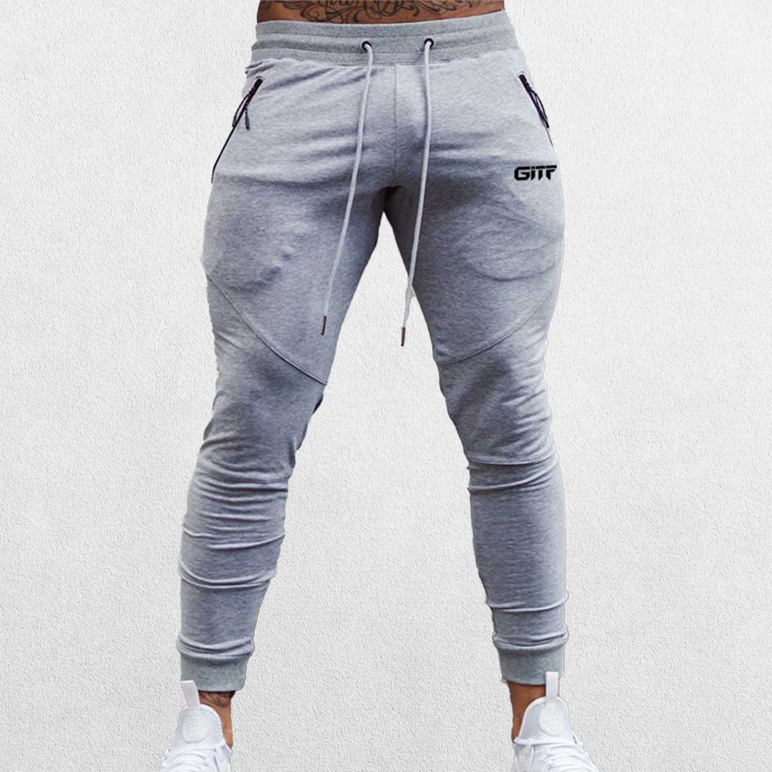 Breathable Men’s Training Joggers with Adjustable Drawstring and Storage Pockets