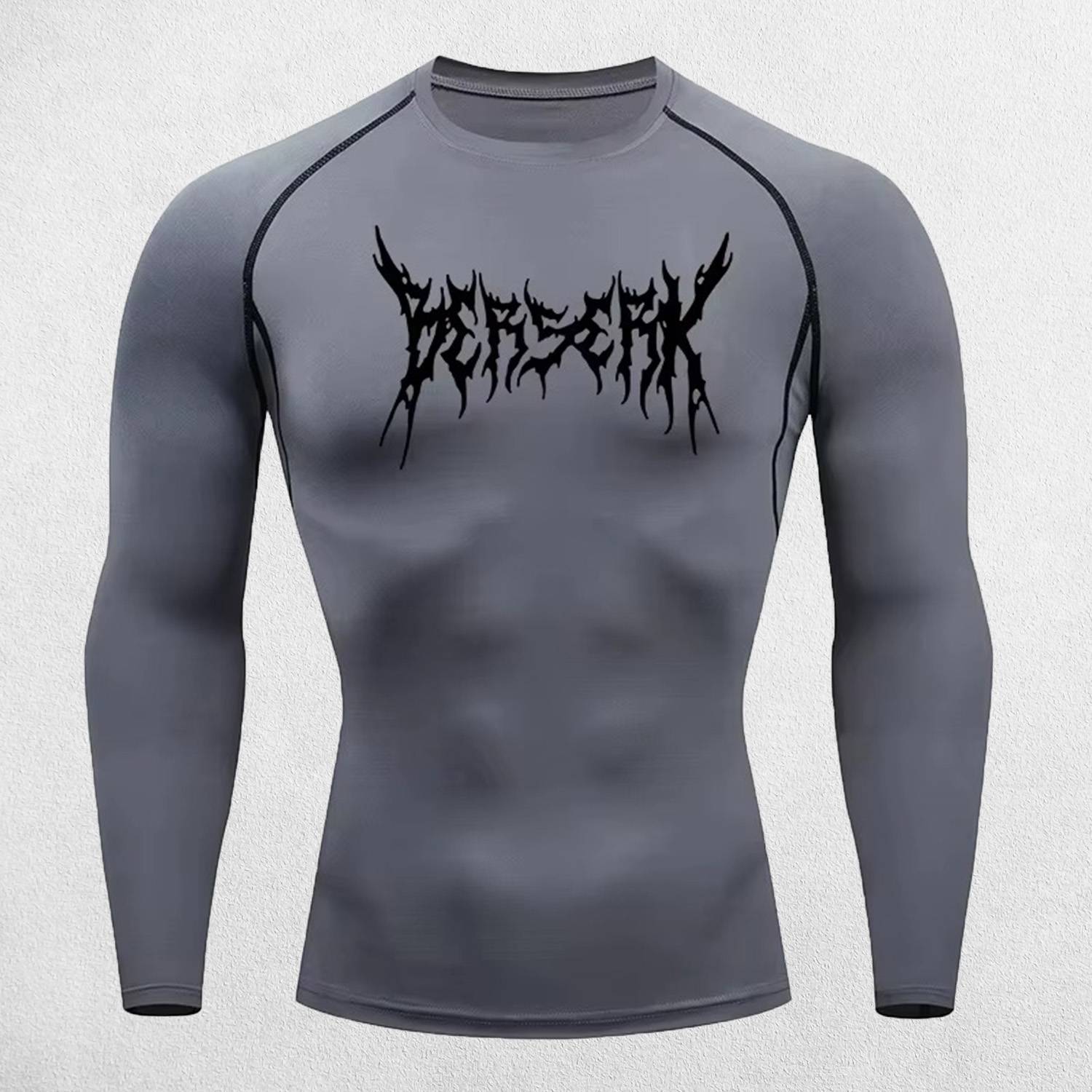 Quick Dry Rash Guard Berserk Printed Men’s Athletic Compression T-Shirt