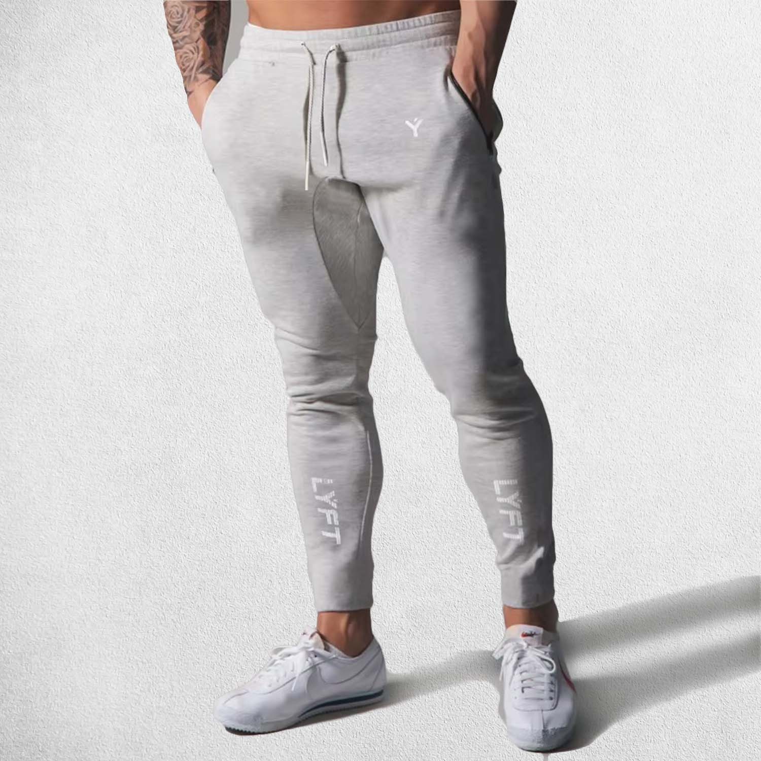 Men’s  Fitness Workout Cotton Skinny Joggers for Running, Fitness & Bodybuilding
