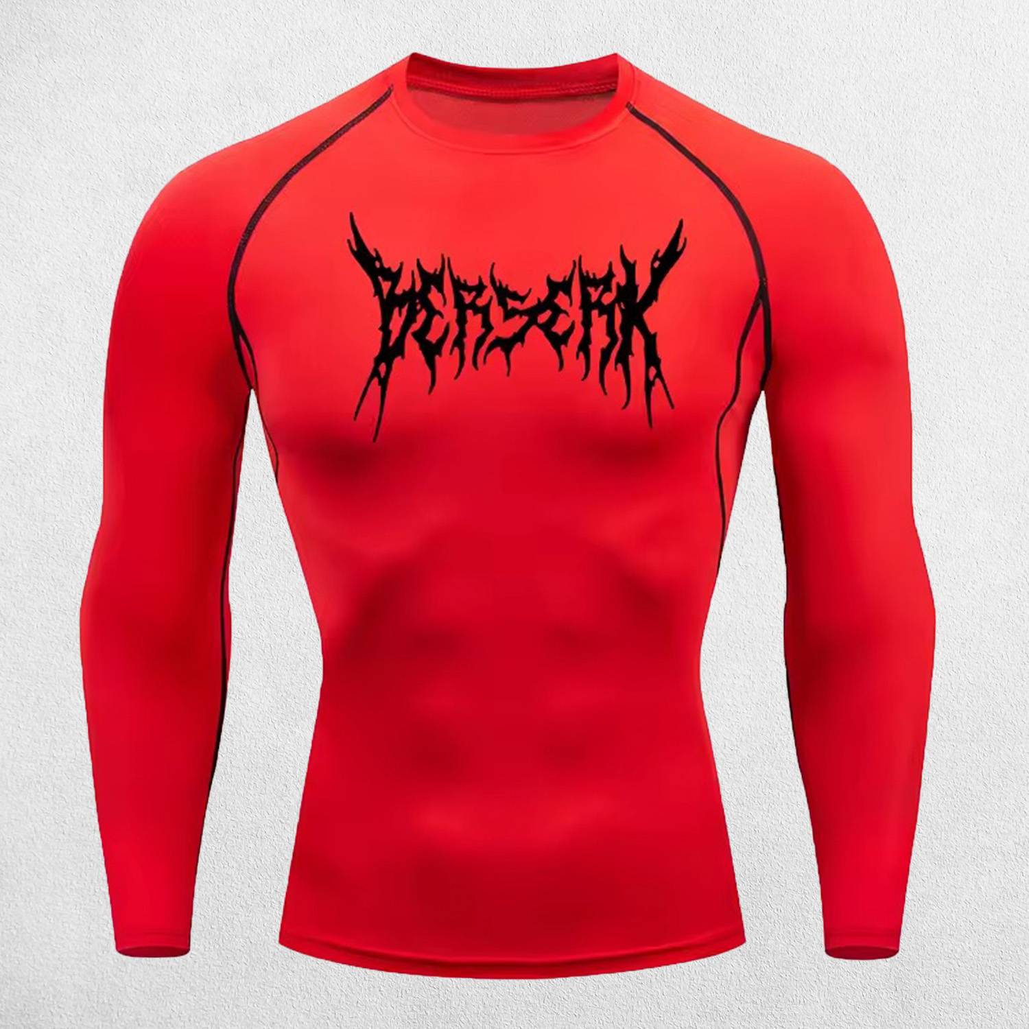 Quick Dry Rash Guard Berserk Printed Men’s Athletic Compression T-Shirt