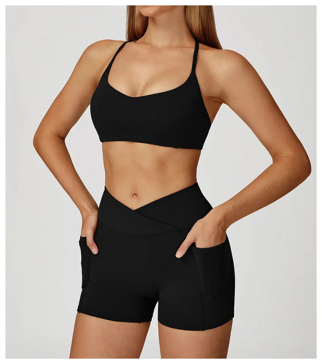 Sport Bra Women Yoga Bra Running Vest Gym Workout Underwear Padded Crop Tops Female Sportswear Brassiere Push Up Fitness Bras