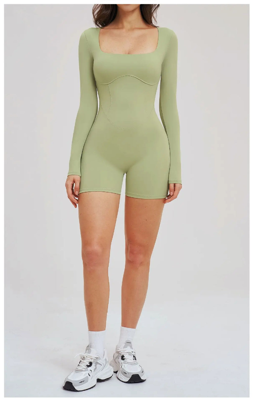 Women Bodysuits Gym Rompers Push Up Workout Clothes Backless Scrunch Fitness Sports Yoga Bodysuit Short Sleeves Fitness Jumpsuit