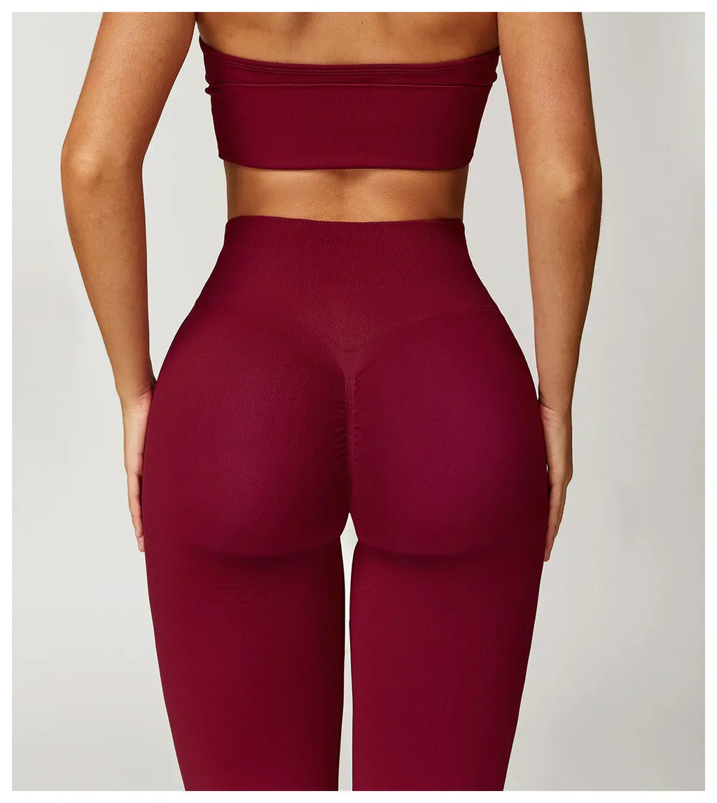 Yoga Leggings Women Fitness Leggings Running Cycling Pants Breathable Sports Leggings High Waist Workout Push Up Gym Clothing