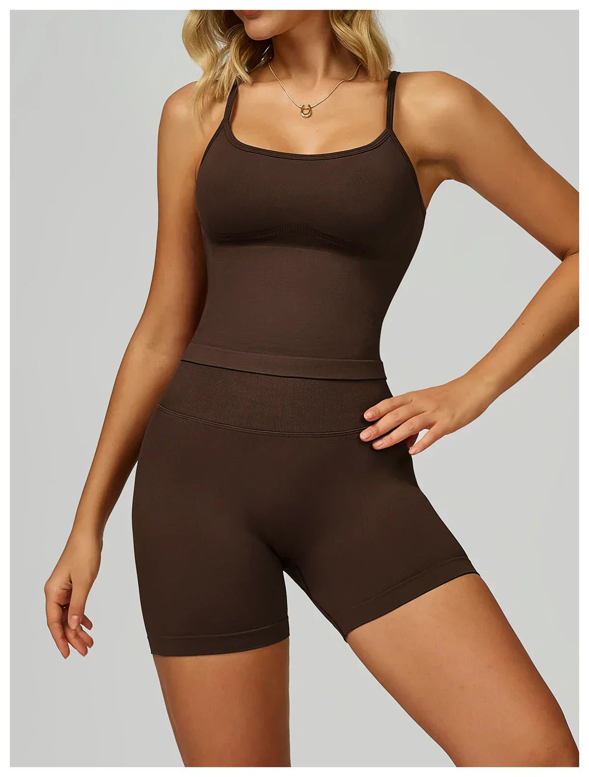 Seamless Sports Fitness Vest with Chest Pad Summer Shockproof Beauty Back Nude Feeling Suit Pilates Training Yoga Top Yoga Bras