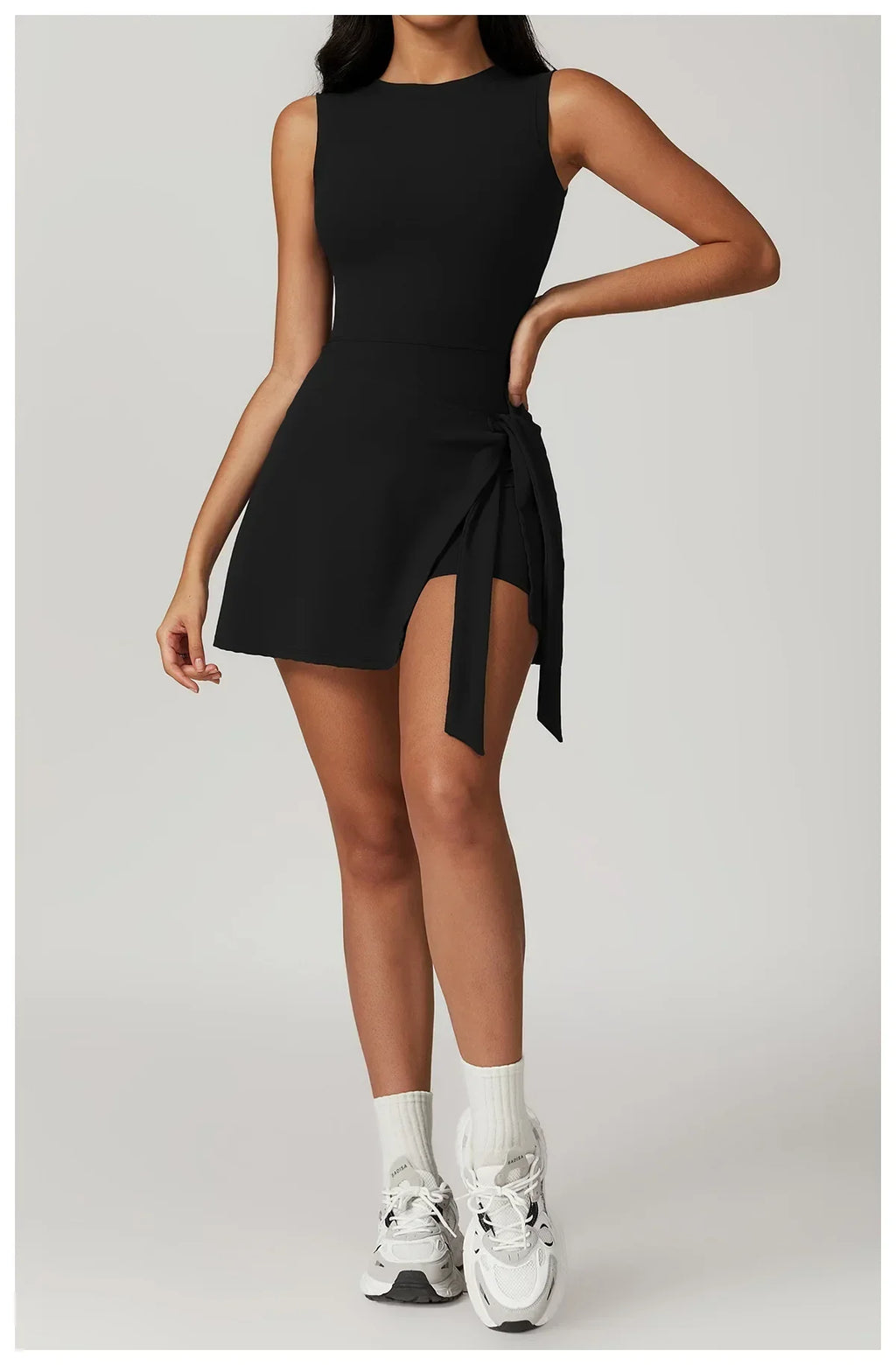Romper Backless Set Gym Sports Fitness Bodysuit Siamese Sportswear Women Clothes Jumpsuit Skirt One-piece Playsuit Yoga Suit