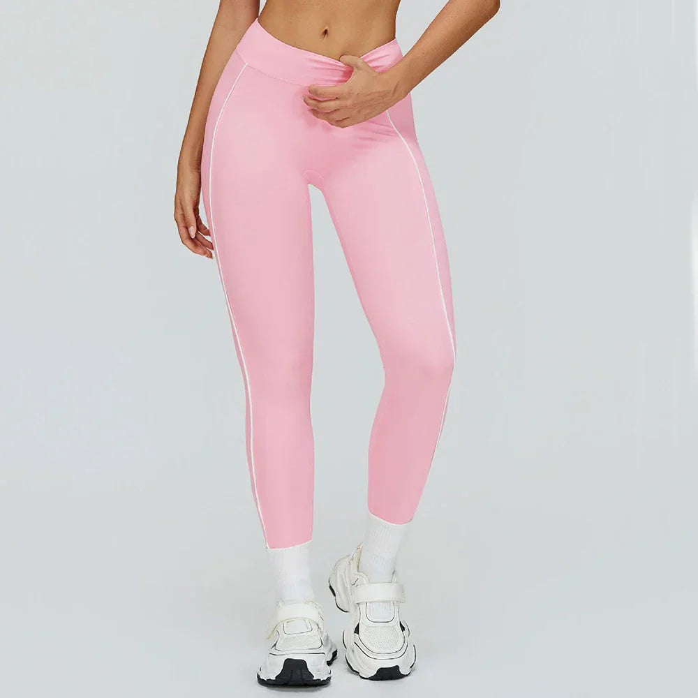 Women's Pants Yoga Trainning Sport Leggings Gym Fitness High Waist Leggings Breathable Soft Push Up Hip Lift Tights Sweatpants