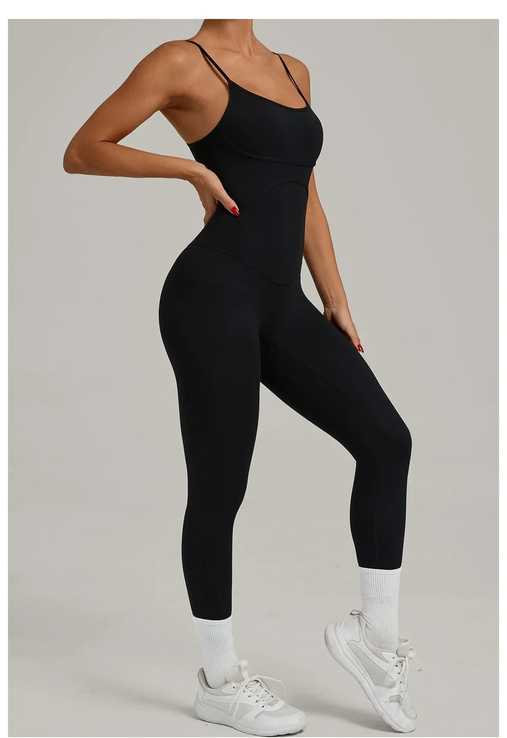 Fitness Jumpsuit Women Tracksuit Sports Playsuit Running One Piece Yoga Suit Scrunch Backless Set Rompers Gym Clothes