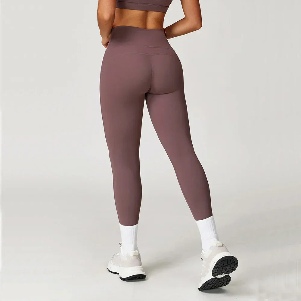 Women Yoga Leggings Fitness Leggings Running Cycling Pants Breathable Sports Leggings High Waist Tights Workout Gym Clothing