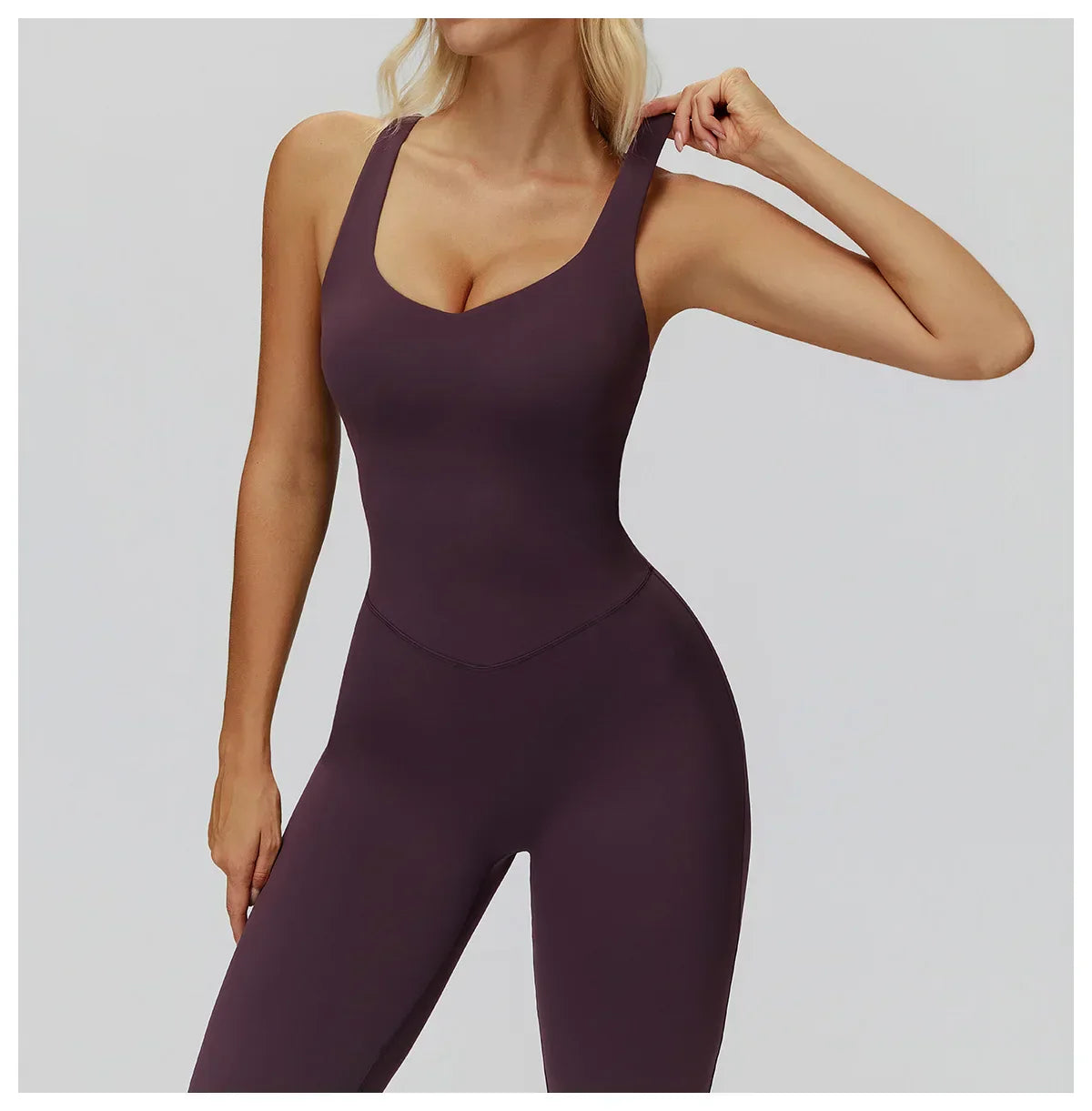 Gym Set Women Tracksuit Yoga Suit Sportswear Women Suit Sports Jumpsuit Fitness Rompers Stretch Female Push Up Workout Bodysuits