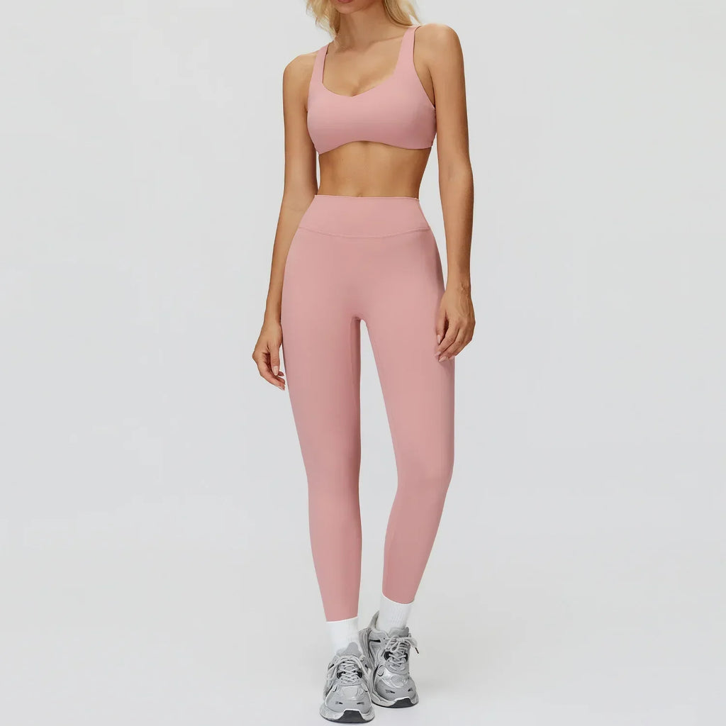 Yoga set 2 pieces women's sportswear gym clothes exercise running fitness set