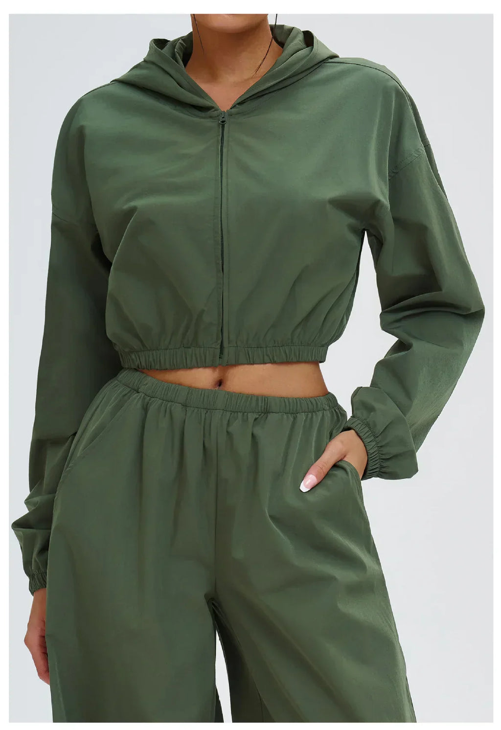 New Yoga Long Sleeve Outdoor Sunscreen Coat Women's Zipper Windproof Hoodie Sports Coat Cycling and Mountaineering Outerwear Top