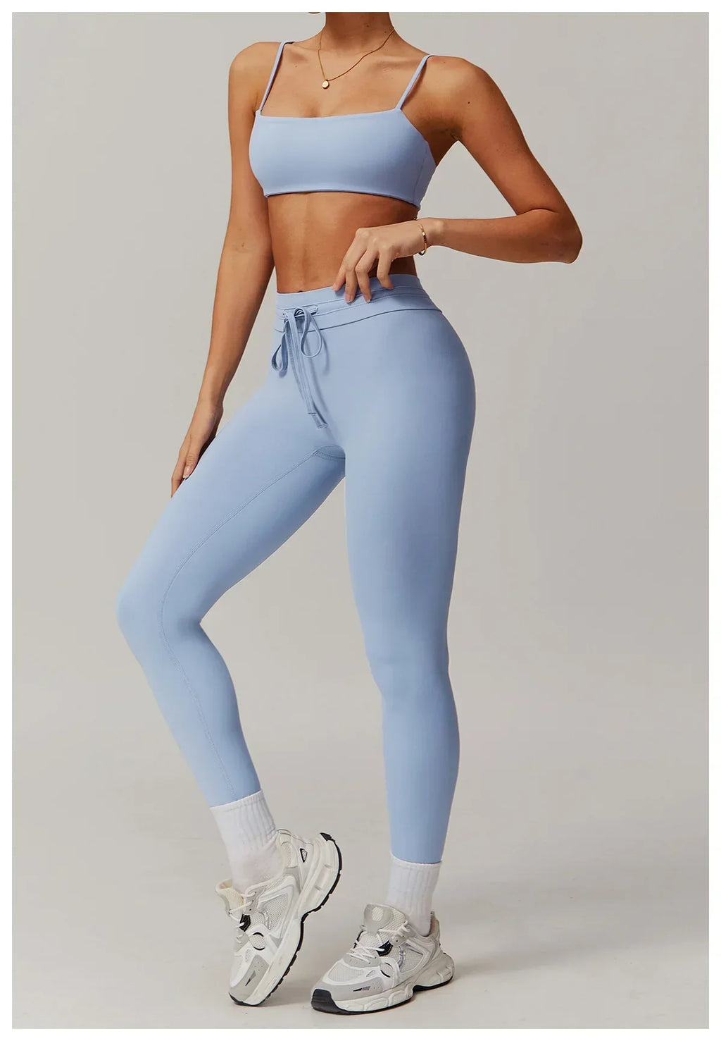 Women Gym Leggings Workout Yoga Sports Pant Stretchy High Waist Straps Leggings Fitness Tights Sports Push Up Activewear Pants