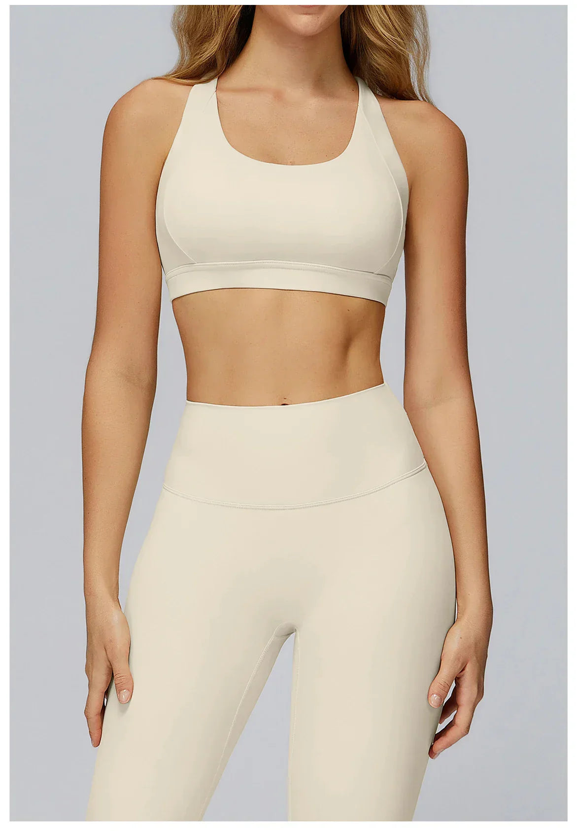 Women Tops Back Cross Strap Tank Top Push Up Underwear Running Sports Bra Breathable Soft Fitness Beauty Solid Color Yoga Bra