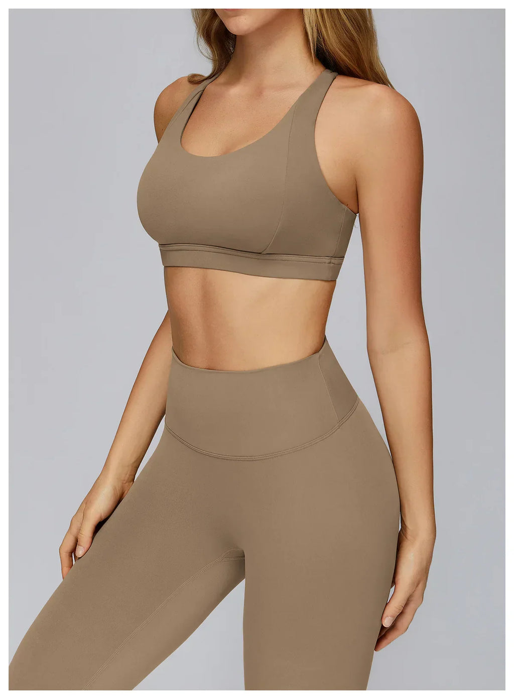 Women Tops Back Cross Strap Tank Top Push Up Underwear Running Sports Bra Breathable Soft Fitness Beauty Solid Color Yoga Bra
