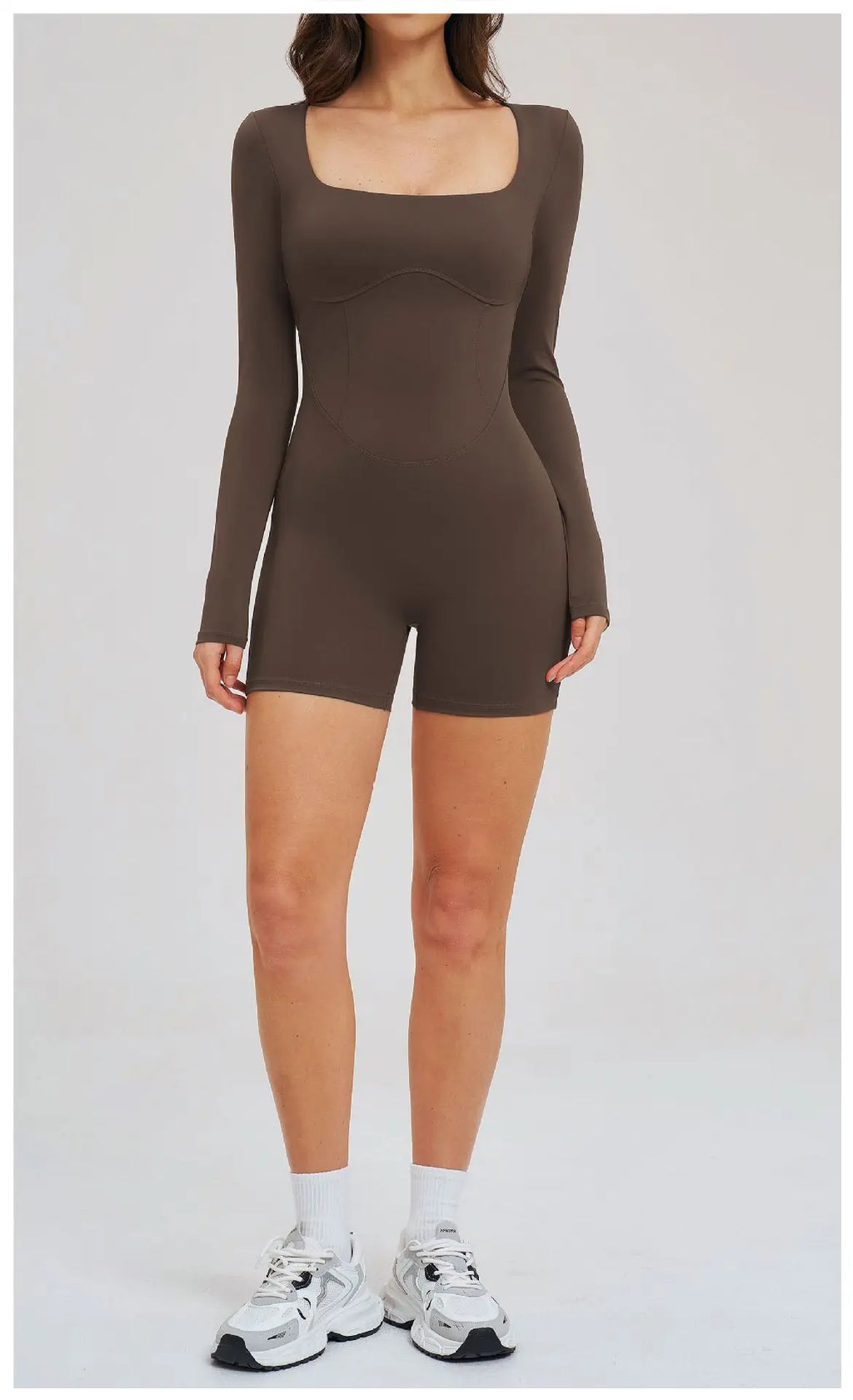 Women Bodysuits Gym Rompers Push Up Workout Clothes Backless Scrunch Fitness Sports Yoga Bodysuit Short Sleeves Fitness Jumpsuit