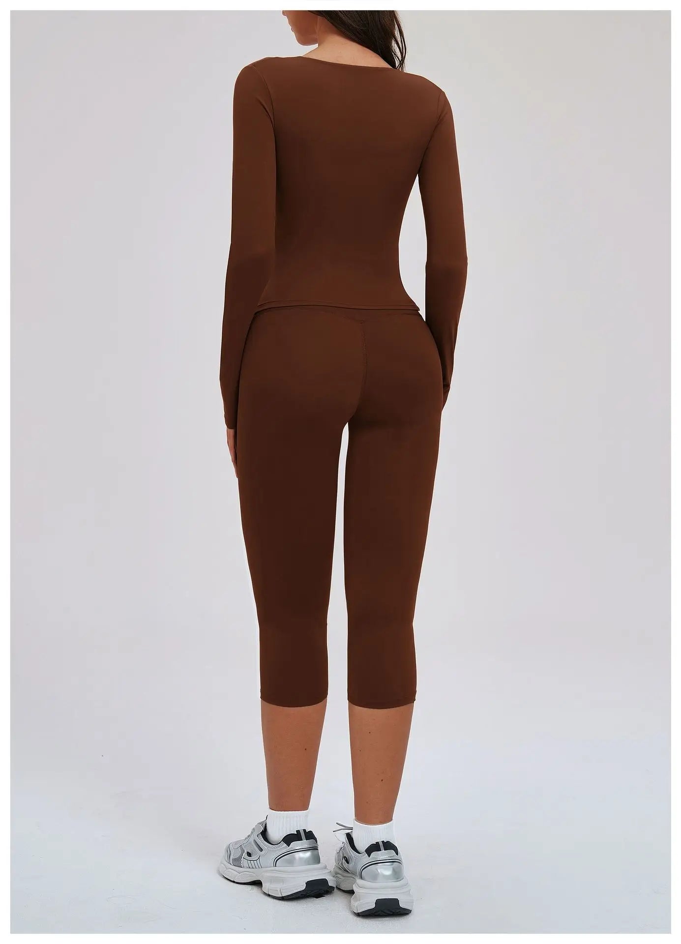 Yoga Suit 2PCS Sports Outfits Women Quick-Drying Gym Set Women Tracksuit Running Workout Long Sleeve Sports Shirt Yoga Clothing