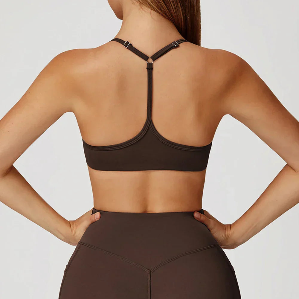 Sport Bra Women Yoga Bra Running Vest Gym Workout Underwear Padded Crop Tops Female Sportswear Brassiere Push Up Fitness Bras