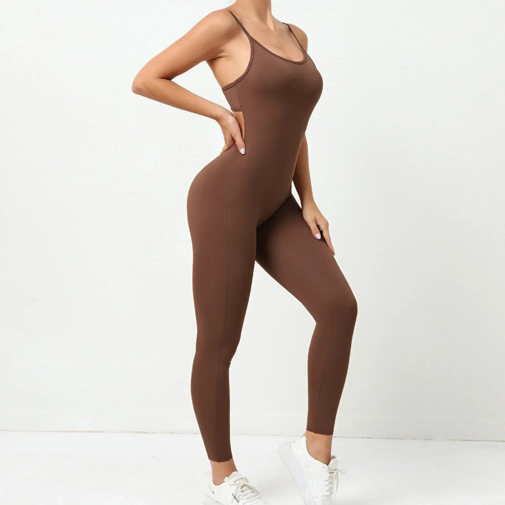 Workout Jumpsuit Sports Overalls Women Tracksuit Rompers Gym Clothing Running Fitness Suits Gym Short Sportswear Yoga Set