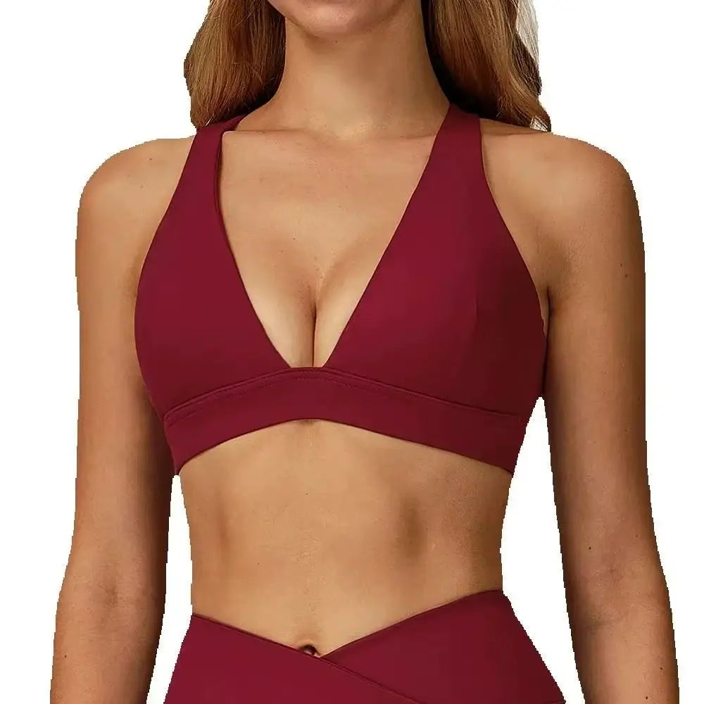 Fitness Bra Women Workout Tops Gym Underwear Fitness Sports Bra Sexy Athletic Sport Bra Women Backless Push Up Gym Yoga Crop Top