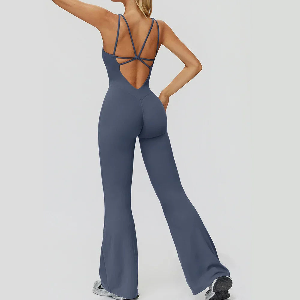 Gym Set Women Tracksuit Yoga Suit Sportswear Women Suit Sports Jumpsuit Fitness Rompers Stretch Female Push Up Workout Bodysuits