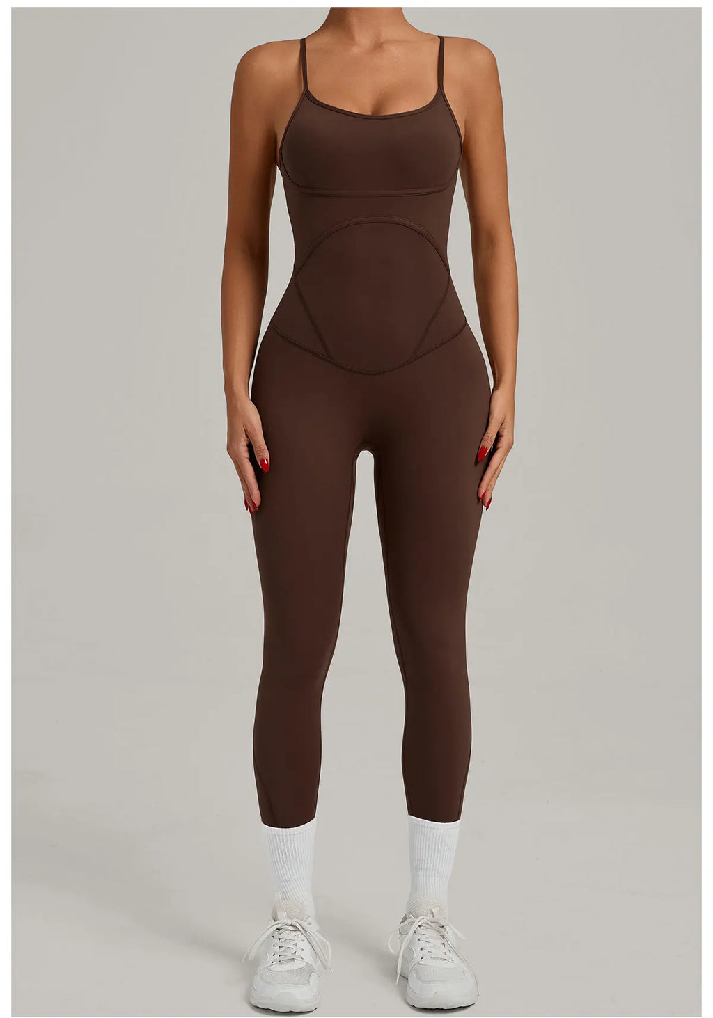 Fitness Jumpsuit Women Tracksuit Sports Playsuit Running One Piece Yoga Suit Scrunch Backless Set Rompers Gym Clothes