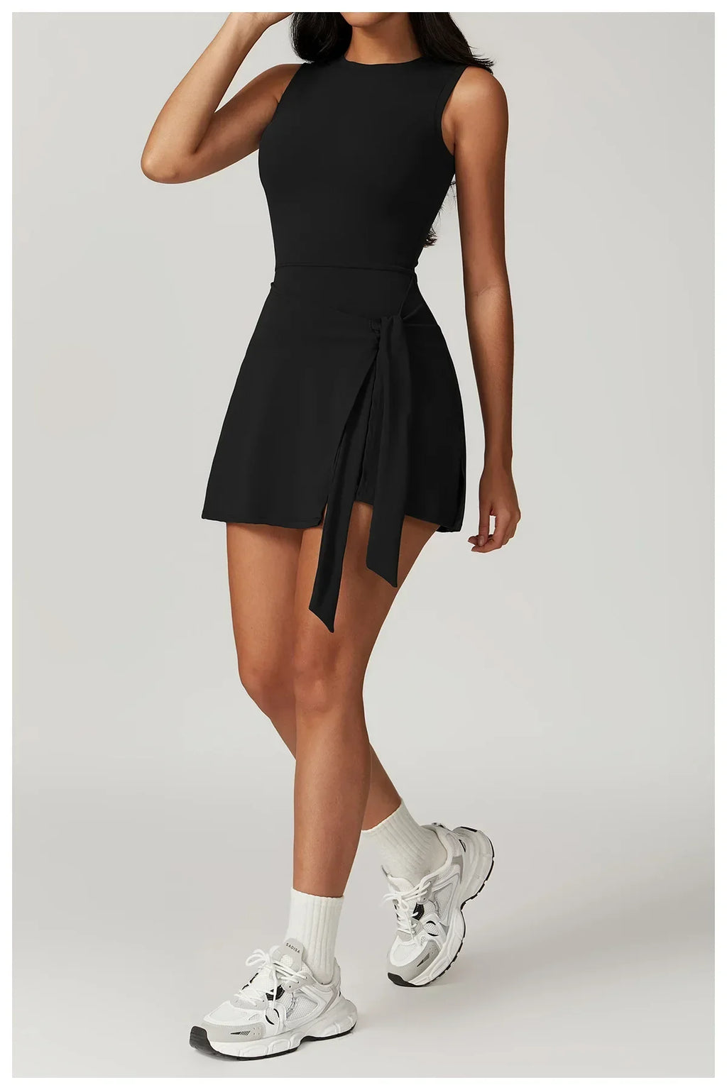 Romper Backless Set Gym Sports Fitness Bodysuit Siamese Sportswear Women Clothes Jumpsuit Skirt One-piece Playsuit Yoga Suit
