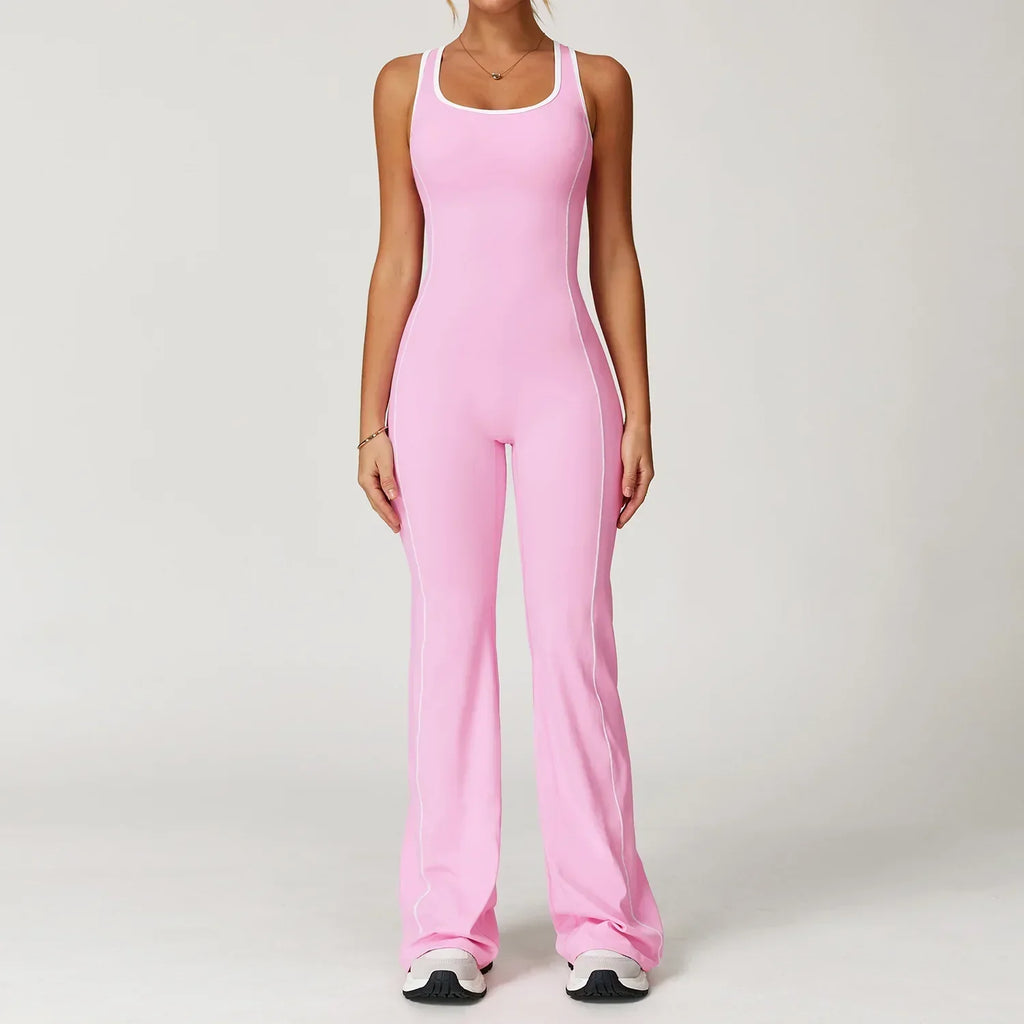 Gym Jumpsuit Women's Rompers Fitness Suit Short Sets Sports Overalls for Woman Tracksuit Yoga Clothing Zipper Workout Sportswear