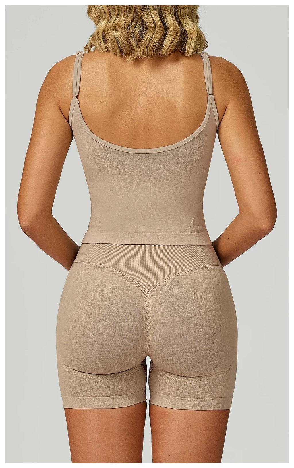Seamless Sports Fitness Vest with Chest Pad Summer Shockproof Beauty Back Nude Feeling Suit Pilates Training Yoga Top Yoga Bras